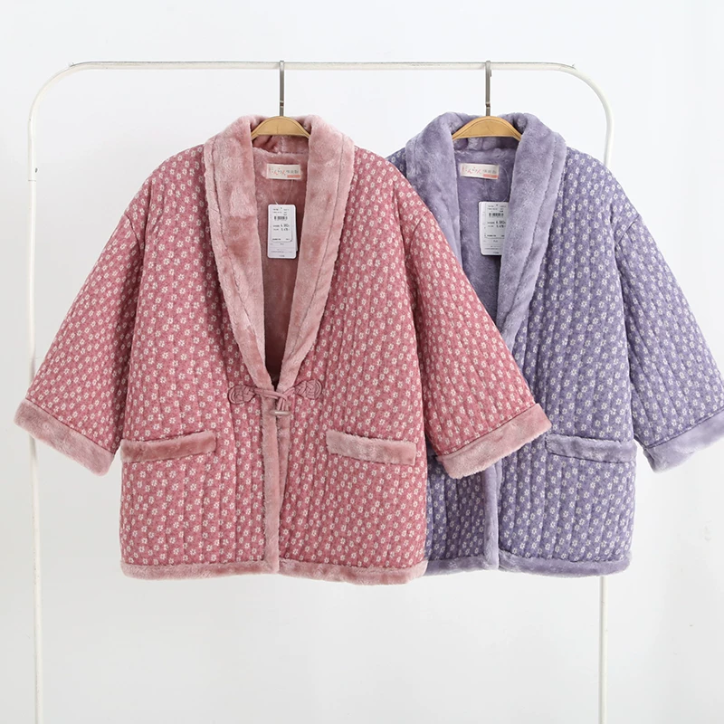 Hanten Jacket 여성 일본 겨울 코트 홈웨어  - Traditional Winter Japanese Clothing 리뷰 및 가격
