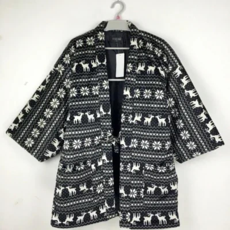 일본식 한텐 자켓 남성용 기모노 여성용 겨울 코튼 코트 - Traditional Winter Japanese Clothing 리뷰 및 가격