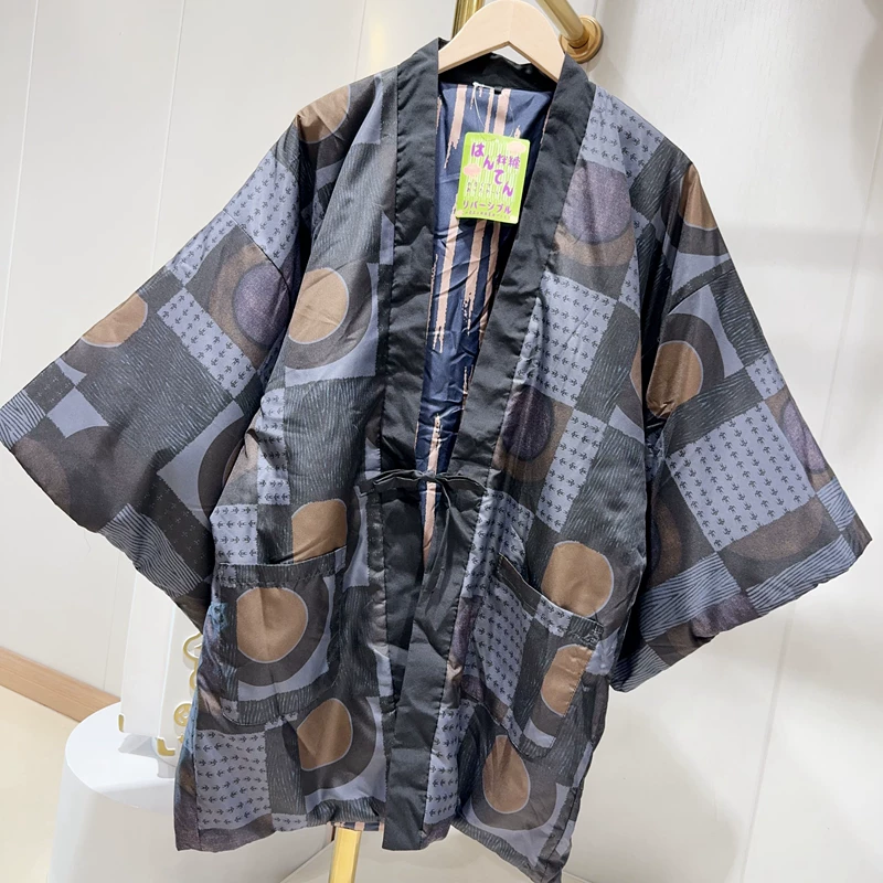 가을 겨울 일본식 용 프린트 한텐 코트 기모노 남녀 하 - Traditional Winter Japanese Clothing 리뷰 및 가격