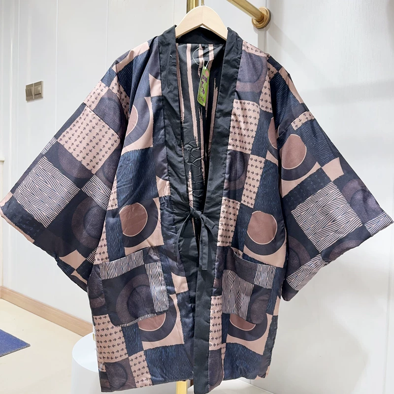 가을 겨울 일본식 용 프린트 한텐 코트 기모노 남녀 하 - Traditional Winter Japanese Clothing 리뷰 및 가격